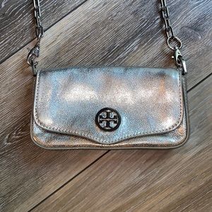 Tory Burch Silver Crossbody